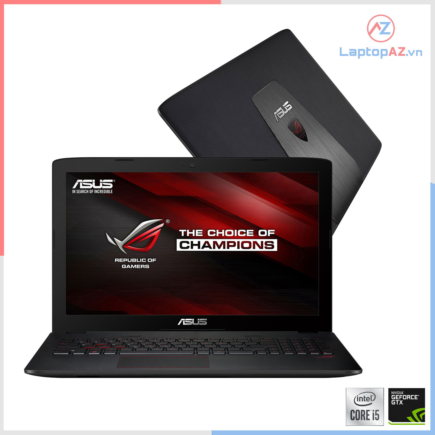 Laptop Asus GL552JX XO093D (Core i5-4200H, 6GB, 1000GB, VGA 2GB Nvidia GTX 950M, 15.6 inch)